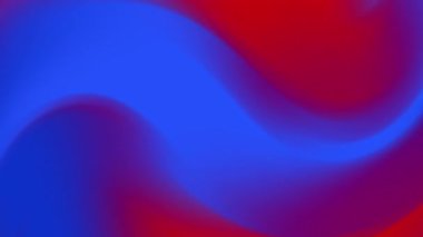 Akan soyut eğrilerle pürüzsüz kırmızı ve mavi eğimli arkaplan dijital sanat etkinliği posterleri veya Yeni Yıl ve ulusal bayramlar gibi küresel kutlama temaları için ideal