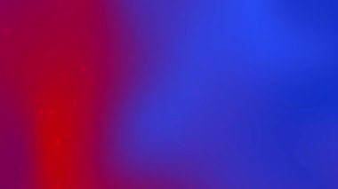 Bağımsızlık Günü posterleri için mükemmel olan küçük parlak ışık parçacıkları ile kırmızı ve mavi renkli gradyan soyut arka plan dijital sanat veya şenlikli fütüristik görünümlü herhangi bir modern tasarım projesi