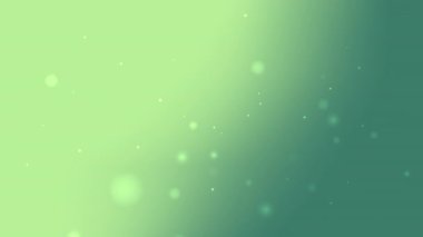 Yüzen yumuşak bokeh ışık elementleri ile yeşil-gök mavisi gradyan Ramazan kutlamaları için mükemmel yaratıcı reklamlar veya barışçıl soyut tarzda modern refah tasarımları