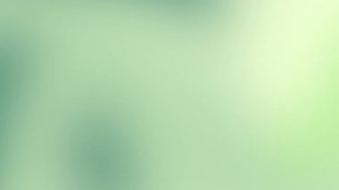 Yumuşak nane ve yeşil soyut bir gradyan. Tatil reklamları için mükemmel bir ışık efekti. Bahar festivali posterleri.