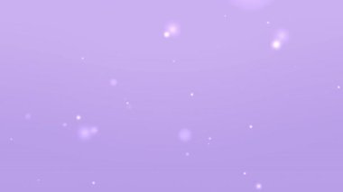 Mor arka plan beyaz bokeh ışıkları, estetik parti davetleri ve fotoğrafçılıkta rüya gibi arka planlar için mükemmel.