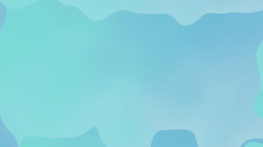 Sıvı organik şekillere sahip yumuşak mavi ve cyan gradyan arkaplan yeni yılı kutlamak için mükemmel iş etkinlikleri yaratıcı tasarım projeleri teknoloji temaları ve zarif minimum sanat temaları