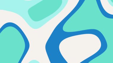 Açık mavi beyaz ve koyu mavi renkli minimalist sıvı soyut arka plan, yaratıcı projeler için mükemmel organik eğriler, teknoloji kutlamaları ve modern olay tasarım temaları.