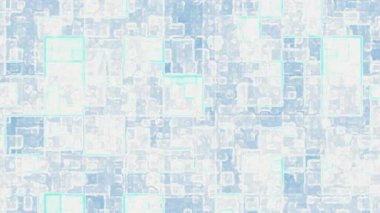 Açık mavi ve beyaz dijital şebeke soyut arkaplan pikselli yumuşak kareler teknolojiyle ilgili etkinlikler ve modern grafik tasarım projeleri için mükemmeldir.