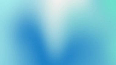 Yumuşak bulanık stil ile pürüzsüz mavi-cyan gradyan animasyon dijital sağIık görsel temiz teknoloji markalaşması veya Dünya Akıl Sağlığı Günü barışçıl arka planlar ve yaratıcı ruh hali tahtaları için ideal