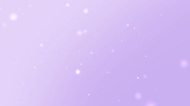 Hafif lavanta renginde arka plan, havada süzülen ışık parçacıkları ve rüya gibi bokeh düğün davetiyesi için mükemmel sevgililer günü arkaplanı veya lüks kaplıca ve zarif minimalist tasarım