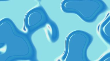 Pürüzsüz soyut sıvı mavi ve parlak akışkan şekillere sahip akarsu arka planı yaz etkinlikleri için mükemmel modern posterler ve dijital yaratıcı projeler tasarlıyor.