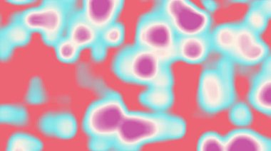 Renkli, soyut, mercan pembesi tabanlı, mavi parlak ve mor renkli kabarcıklar küresel festival promosyonları dijital sanat ve rüya gibi yaratıcı tasarım projeleri için harika.