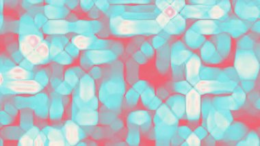 Mercan kırmızısı tabanlı soyut arkaplan. Yumuşak mavi kaplama ve mor renklendirmeler. Yeni yıl kutlamaları için uygun posterler ya da rüya gibi titreşimli teknolojik dijital arkaplan.