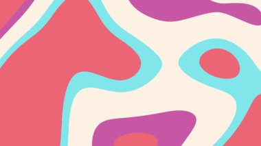 Pembe ve beyaz renkli parlak geometrik desenler arka plan ambalaj tasarım kırtasiyesi veya modern sanat projeleri için mükemmeldir.