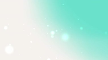 Yüzen parlak bokeh parçacıkları ile krema ve nane yeşili gradyan düğün davetiyesi tasarımı için mükemmel mevsimsel tatil etkinlikleri veya modern doğa temalı dijital sanat projeleri