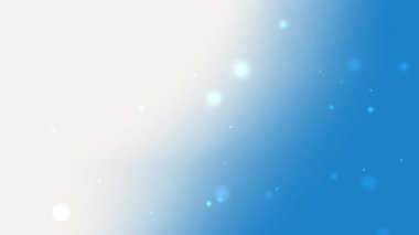 Kış tatili etkinlikleri için ideal parlak bokeh ışık parçacıkları olan mavi ve beyaz arka plan ya da modern, yumuşak, aydınlık bir dokunuş gerektiren temiz dijital tasarım.