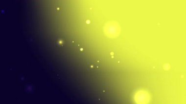 Koyu mavi-açık sarı gradyan. Arka plan tasarımı için uygun küçük beyaz daireler. Dijital sanat ve fütürist kavramlar.