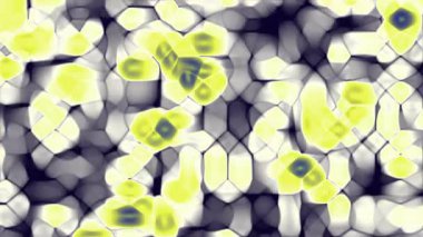 Sarı ve koyu mavi çokgen şekilli soyut arkaplan fütüristik teknoloji ve sanatsal tasarımlar için ideal eğimli dijital sanat eserleri ve markalaşma için harika