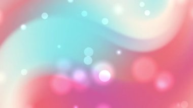 Yumuşak bokeh ışıkları olan estetik pembe ve mavi gradyan. Bayram tasarımları için mükemmel. Sevgililer Günü düğün davetiyeleri ve modern grafik arka plan.