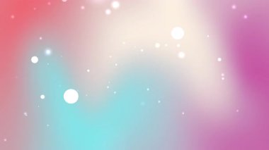 Yumuşak bokeh ışıkları ve parlak parçacıklar içeren pembe mavi ve bej renkli pastel bir gradyan ile hayali soyut arkaplan zarif tasarımlar ve modern dijital sanat eserleri için idealdir.