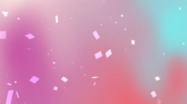 Beyaz elmas şekilli pembe ve mavi gradyan soyut arkaplan sosyal medya paylaşımları web sitesi afişleri ve parti davetiyeleri için uygundur