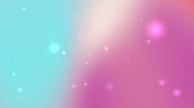 Canlı sosyal medya grafikleri için uygun beyaz noktalar ile pembe mavi turuncu grafikler çocuk materyal dijital projeleri