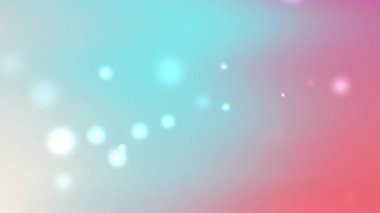 Parlayan ışık parçacıklarıyla mavi pembe turuncunun pürüzsüz gradyan karışımı bebek temaları veya zarif web sitesi kahramanlık bölümleri ve ürün markalaşması için mükemmel.