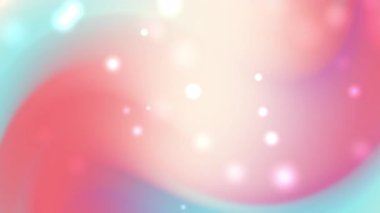 Ilık turuncu ve açık mavi kıvrımlı küresel kutlama teması için ideal bokeh parçacıkları dijital posterler bebek partisi ya da minimalist zarif ürün paketleme tasarımları