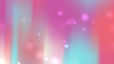 Pastel pembe turuncu ve açık mavi gradyan. Parlayan soyut parçacıklar. Düğün davetiyeleri için mükemmel bahar festivali afişleri ya da zarif kadın temalı dijital projeler.