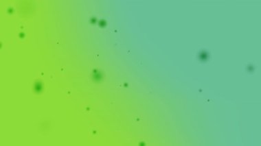 Yeşil ve mavi gradyan dağınık yeşil noktalar. Arka planda dijital sanat sunumları ve yeni modern estetik tasarımlar için ideal.