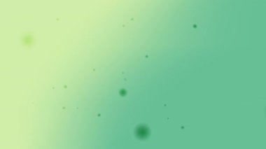 Soyut arka planlar için uygun yeşil ve sarı gradyan üzerinde yeşil noktalar doğa temalı tasarımlar ve organik ürün etiketleri