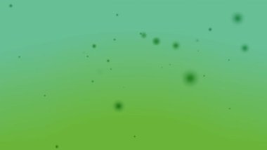 yumuşak yeşil ve mavi eğimli arkaplan yüzen bokeh parçacıkları taze doğa temalı tasarımlar için idealdir eko markalaşma refah kavramları veya Dünya Günü tanıtımları temiz ve modern bir görünüm sağlar.