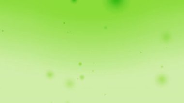 yumuşak yeşil eğimli arka plan yüzen soyut bokeh elementlerle sakin ve taze bir atmosfer yaratıyor çevre dostu markalaşma refah temaları ya da doğadan esinlenilmiş tasarımlar için mükemmel