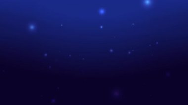 Koyu mavi gökyüzü arka plan sahneleri için uygun beyaz ve mavi noktalarla dolu astronomi konseptleri veya gelecek temalar