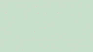 Açık yeşil arkaplan ve dağınık pembe noktalar yaylı temalı tasarımlar için mükemmel kadınsı markalaşma veya eğlenceli sosyal medya grafikleri