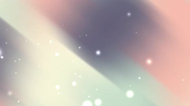 Açık yeşil ve şeftali rengi arkaplan, soyut sosyal medya gönderileri ve tebrik kartları için mükemmel beyaz bokeh.