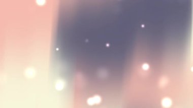 Bulanık beyaz ve şeftali rengi ışıklar festival tasarımları için uygun tebrik kartları tatil davetiyeleri veya rüya gibi estetik kavramlar