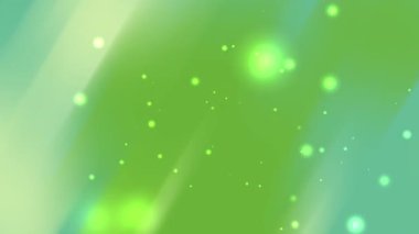 Teknoloji sunumları için uygun parlayan noktalar içeren yeşil ve mavi gradyan. Dijital tasarım fütüristik kavramlar ve çeşitli projeler için soyut arkaplanlar.