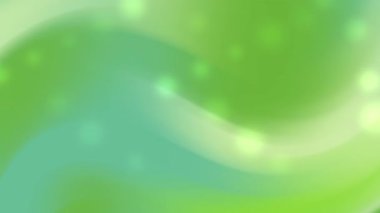 Yumuşak dalgalı desenleri ve parıldayan ışık efektleriyle soyut yeşil arkaplan Dünya Günü çevre dostu kampanyaları doğa temalı tasarımlar ve sürdürülebilirlik projeleri için mükemmeldir
