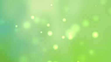 Yeşil ve sarı bulanık arkaplan, soyut tasarımlar için uygun beyaz çemberler modern sanat eserleri web sitesi arka planı ve doğa temalı projeler