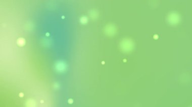 Arkaplan sunumları için uygun bulanık beyaz dairelere sahip yeşil ve beyaz arkaplan tasarımlar ve grafik tasarım projelerinde soyut kavramlar