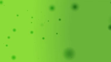 Çevre ya da çevre dostu tasarımlar için uygun yeşil noktalı yeşil zemin ya da soyut yeşil kavramlar Enerji ve canlı