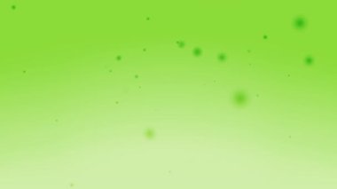 Yeşil arkaplan ve küçük yeşil noktalar. Çevreye uygun temalı tasarımlar. Reklam amaçlı ürünler ya da şık bir arka plan.