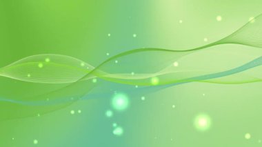 Site afişleri sosyal medya paylaşımları ve dijital pazarlama kampanyaları için mükemmel parlayan ışıklarla soyut yeşil ve mavi arkaplan