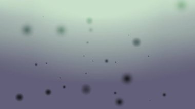 Yüzen siyah parçacıklar ile koyu soyut bulanık arka plan ve gradyan etkisi dijital sanat ve olay posterleri için ideal bilim teknolojisi tasarımları ve gizemli temalar için mükemmeldir.