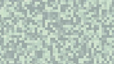 Yumuşak yeşil ve gri tonlara sahip minimalist pikselli mozaik arka plan dijital tasarımlar için idealdir fütüristik temalar web sitesi veya teknolojiyle ilgili projeler modern markalaşma için mükemmeldir.