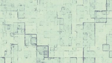Yumuşak mavi ve siyah kare şekilli modern dijital soyut arkaplan teknoloji sektörü ve yaratıcı tasarım projeleri için fütürist ve minimalist bir estetik yaratıyor
