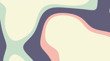 Soyut arkaplan, pastel tonlarında organik sıvı şekiller bej rengi şeftali yeşili ve deniz mavisi markalaştırmak için mükemmel web tasarımı modern posterler ve festival olayı grafikleri.