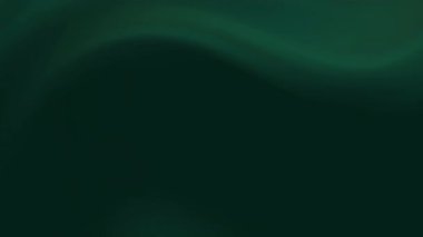 Soyut koyu yeşil eğimli ve pürüzsüz dalgalı arka plan. Lüks markalı dijital sanat zarif sunumları ve Dünya Günü iş ve doğa tasarımları için ideal çevre dostu temaları için mükemmel.