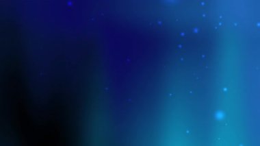 Koyu mavi gradyan solgunluk arkaplanı, parlak parçacıklar, rüya gibi bir derinlik efekti yaratıyor. Dijital tasarım, lüks bayram temaları için mükemmel. Yeni yıl ya da fütürist görseller gibi.