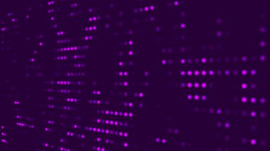 Bulanık noktalı mor teknoloji soyut arkaplan sosyal medya grafikleri ve sunum slaytları için uygundur