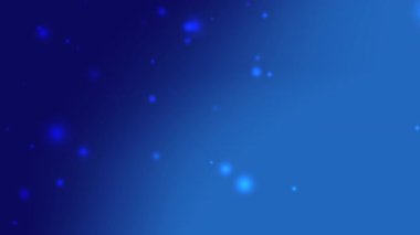 Parlak mavi eğimli, parlak yüzen parçacıklar teknolojinin markalaşması ve yeni yıl ve noel gibi şenlikli kutlamalar için ideal bir görünüm yaratıyor.