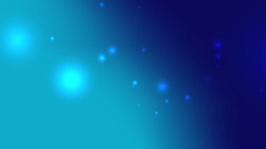 Web sitesi afişleri sosyal medya grafikleri veya dijital sunumlar için uygun dağınık mavi ışıklarla mavi gradyan plan modern ve gelecekçi tasarımlar için idealdir