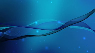 Fütüristik soyut mavi, parlak parçacık ve ışık efektleri ile soluk gradyan arka plan dijital sanat ve modern iş tasarımları için idealdir. Olay görsel ve web afişi için mükemmeldir.